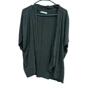 Maurices Black Open Front Cardigan Dolman Sleeve Lightweight Size 3 -3XL‎